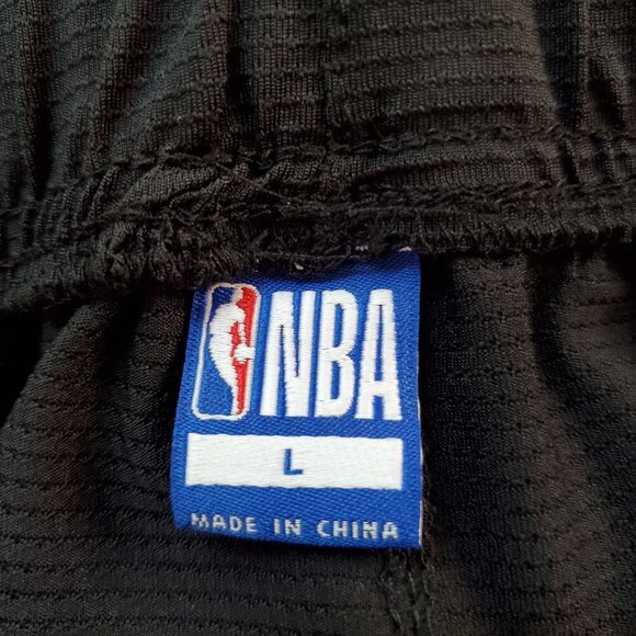 NBA SZ Large Men's Spin the Block Basketball Tank & Shorts Set Black Gray White - Picture 11 of 13